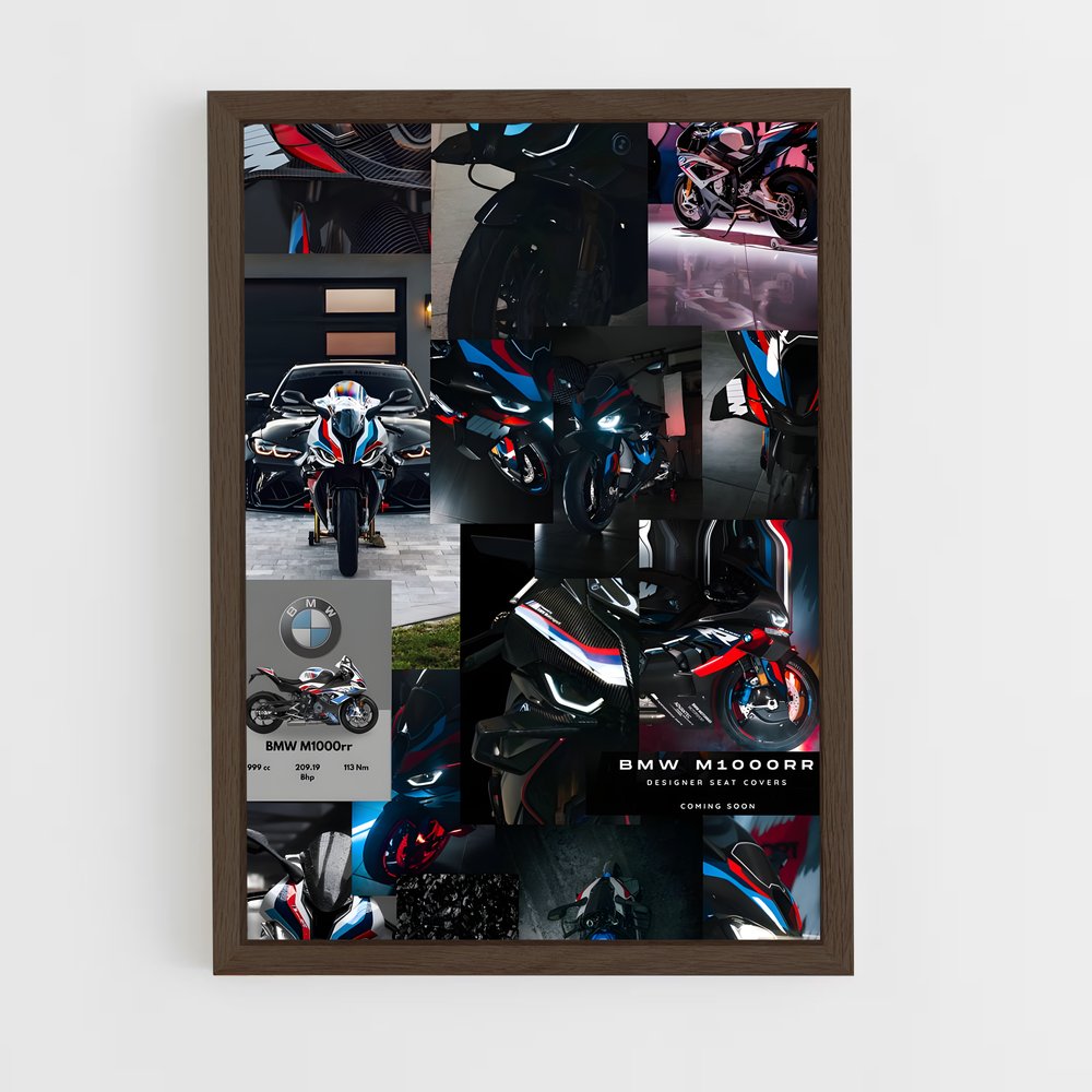 Poster vibrant M rr – affiche BMW Motorrad (vue 5)